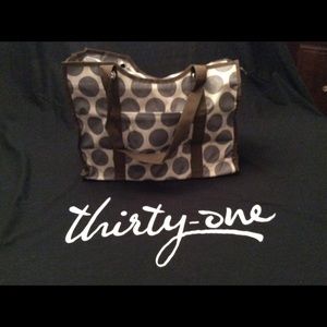 All Day Organizing Tote in Grey Mod Dot